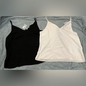 Black and White Sheer Tank Top Blouses Bundle- NWT